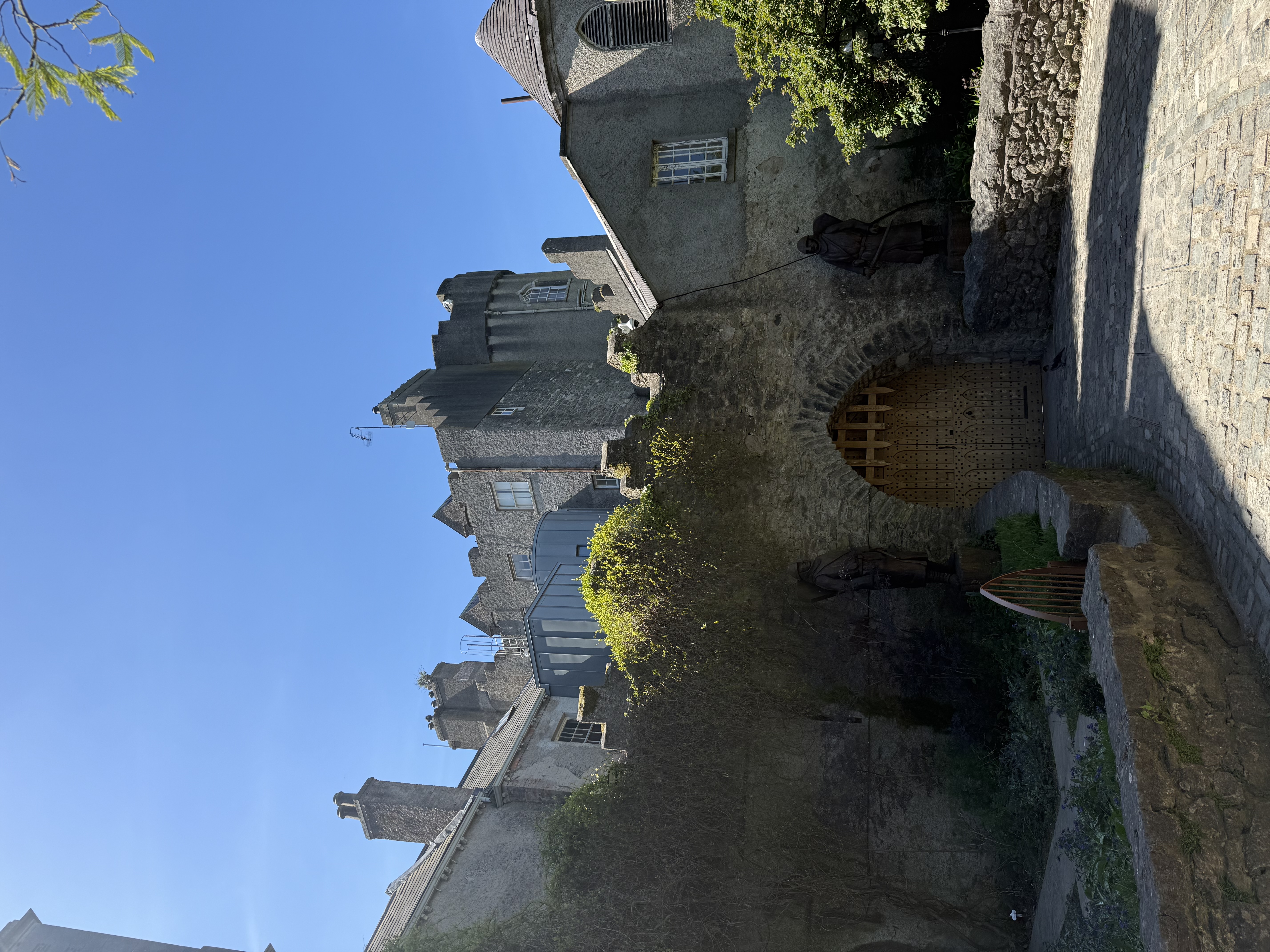 a grey castle